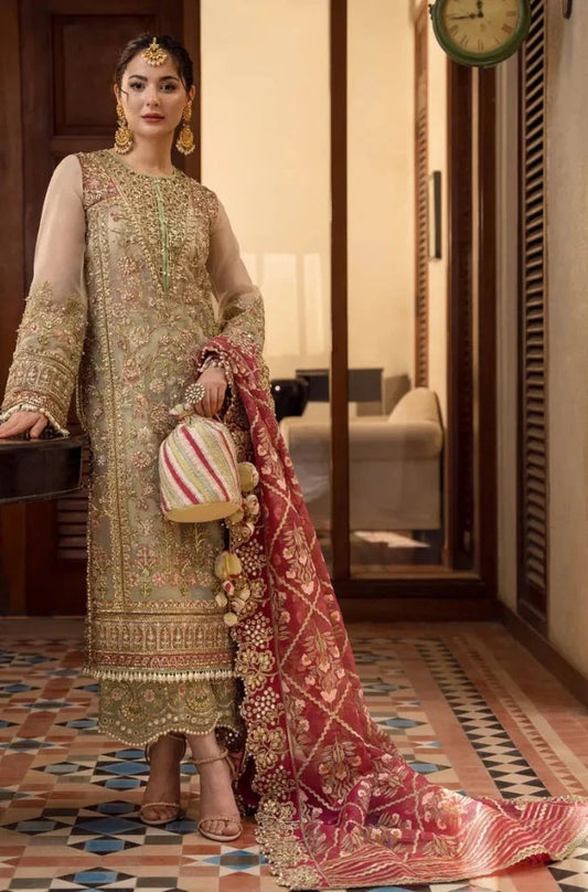 EXCLUSIVE | 3-PCS UNSTITCHED EMBROIDERED DRESS