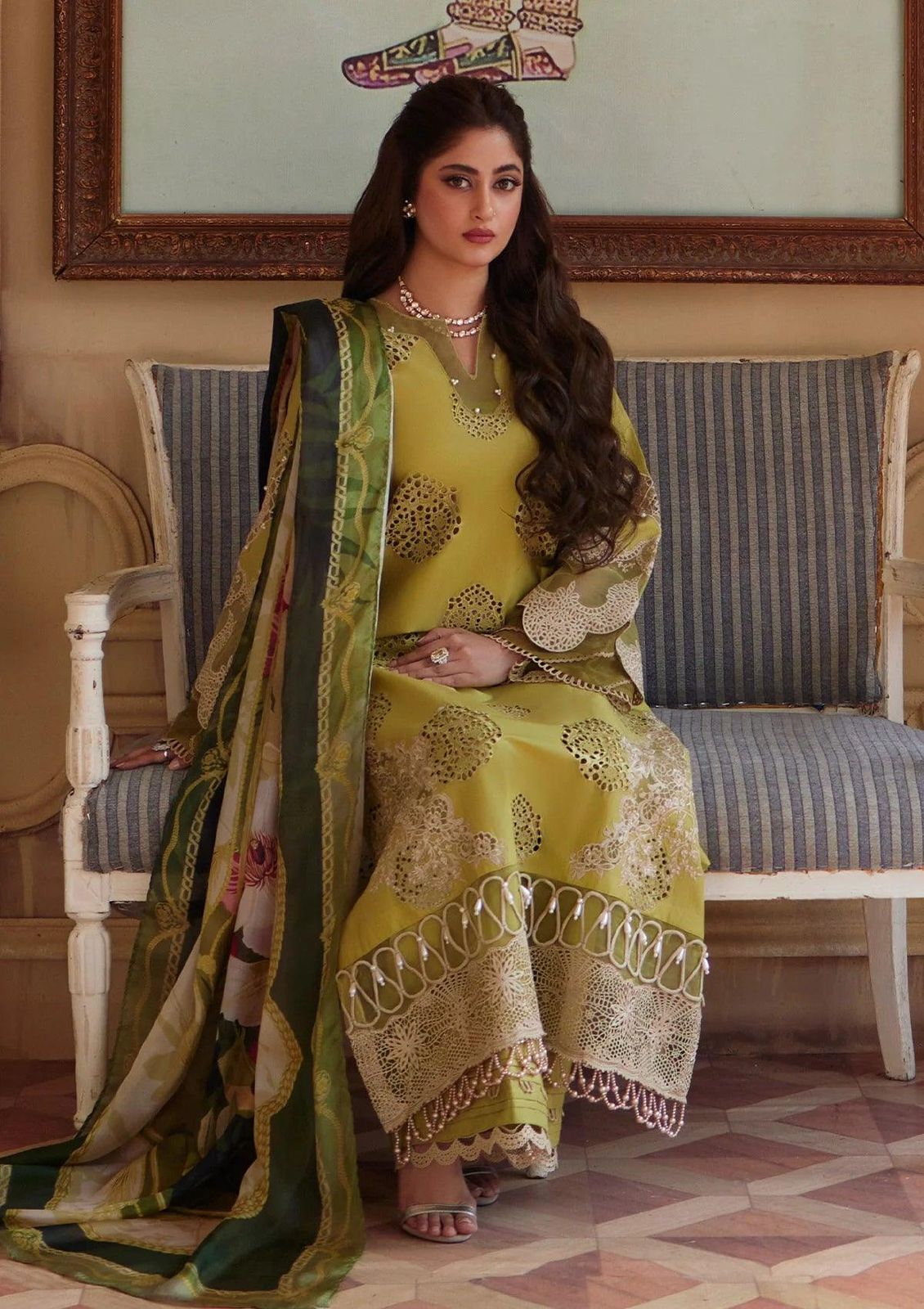 Summer Luxury Lawn Collection 2026 | 3-PCS Suit with Digital Tarkashi Dupatta Mirza Collection