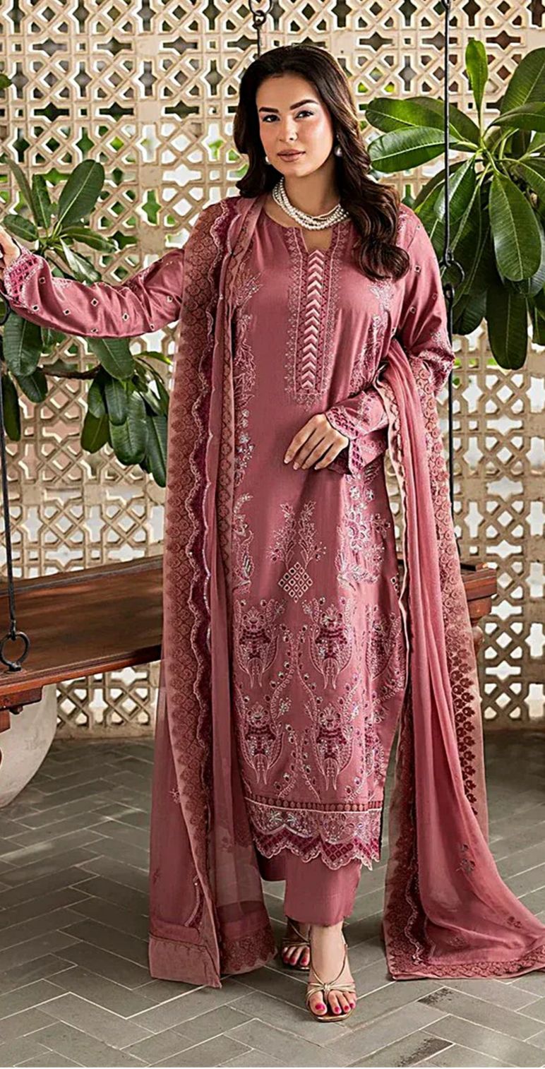 Noor-e-Summer Luxe Eid Collection 2026 3-Piece Unstitched Mirza Collection