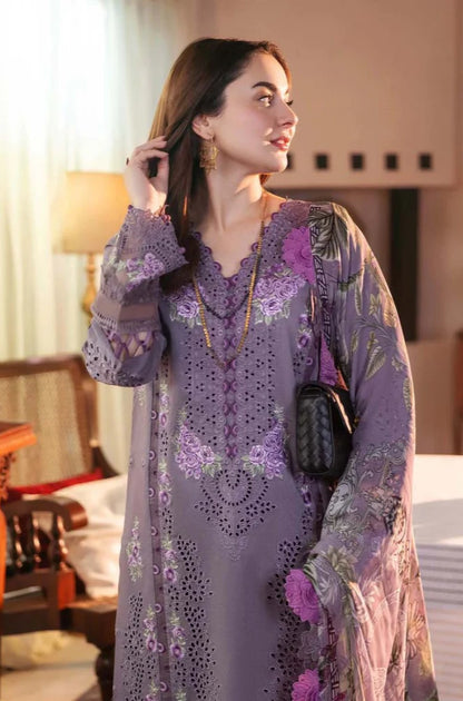Jade | 3-Pcs Unstitched Dhanak Embroidered Shirt with Dhanak Embroidered Dupatta