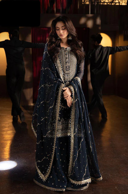 Asim Jofa | 3-Pcs Chiffon Embroidered Unstitched Collection