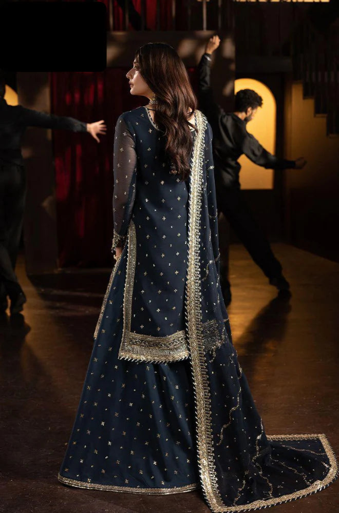 Asim Jofa | 3-Pcs Chiffon Embroidered Unstitched Collection