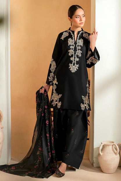 Breezy Luxury Summer Wear 3-PCS Unstitched Fully Embroidered Lawn"2026 Mirza Collection