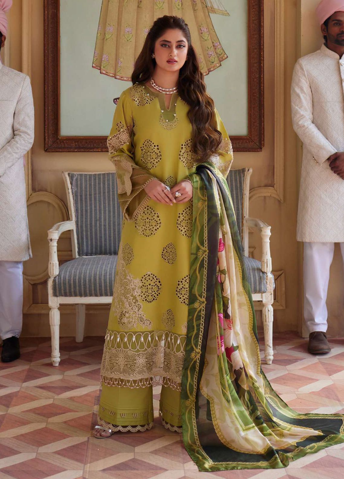 Summer Luxury Lawn Collection 2026 | 3-PCS Suit with Digital Tarkashi Dupatta Mirza Collection