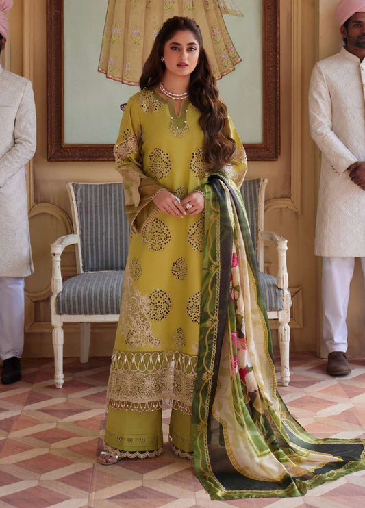 Summer Luxury Lawn Collection 2026 | 3-PCS Suit with Digital Tarkashi Dupatta Mirza Collection