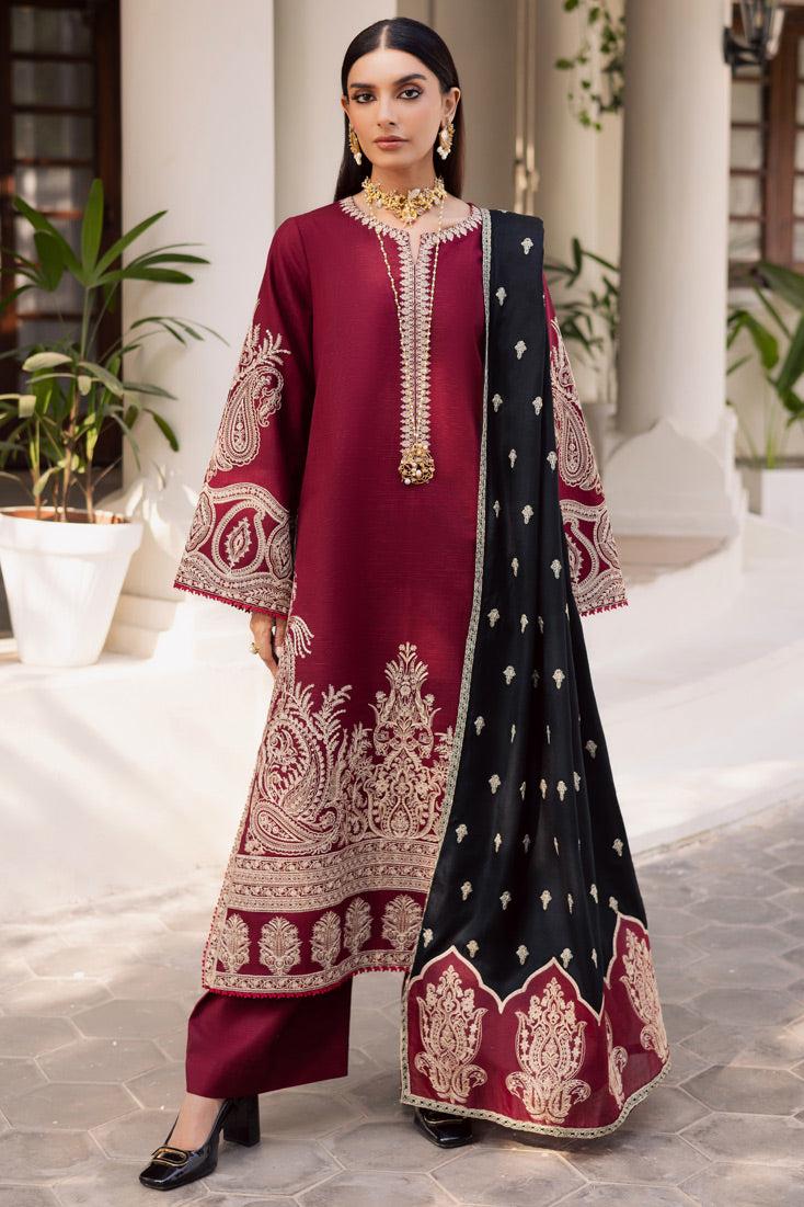 Summer Glow Embroidered Lawn Luxury Collection 2026 | 3-PCS Suit with Embroidered Chiffon Dupatta Mirza Collection