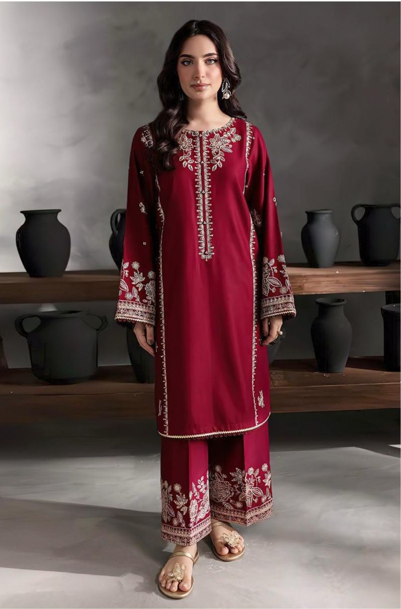 Rhea Festive Lawn Summer Collection 2026 Lawn Embroidered 2-Piece Suit Mirza Collection