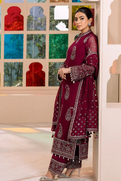Noor-e-Summer Luxe 2026 Lawn Suit with Heavy Embroidered 3-Piece Unstitched Mirza Collection