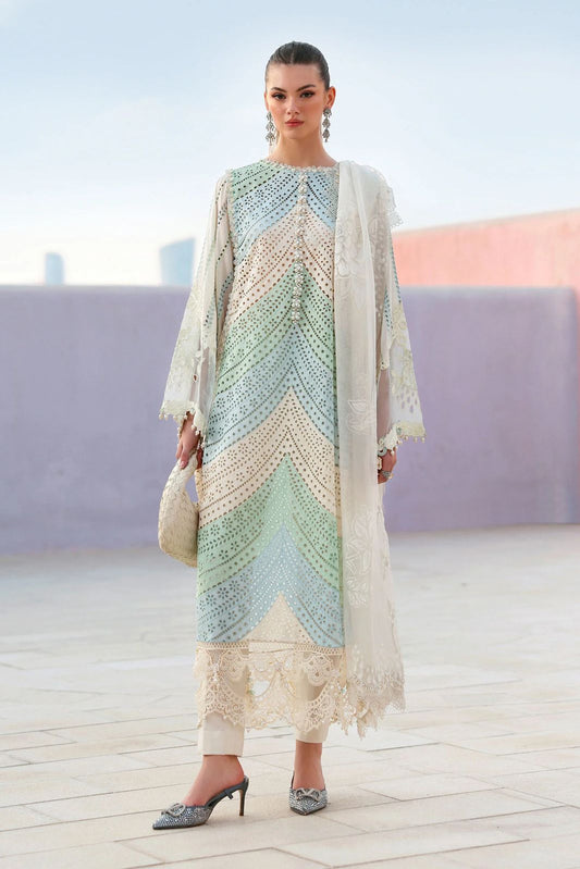 Lushara Luxury Swiss Lawn Mirza Collection