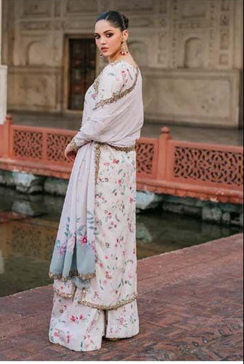 Master Quality Embroidered Lawn Suit | 3-PCS with Digital Printed Dupatta Mirza Collection